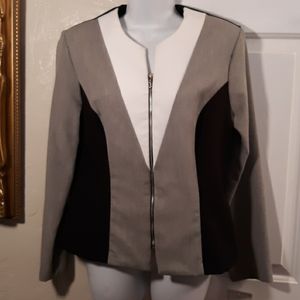 Olivia Rose Zip Front Blazer Jacket NWT
